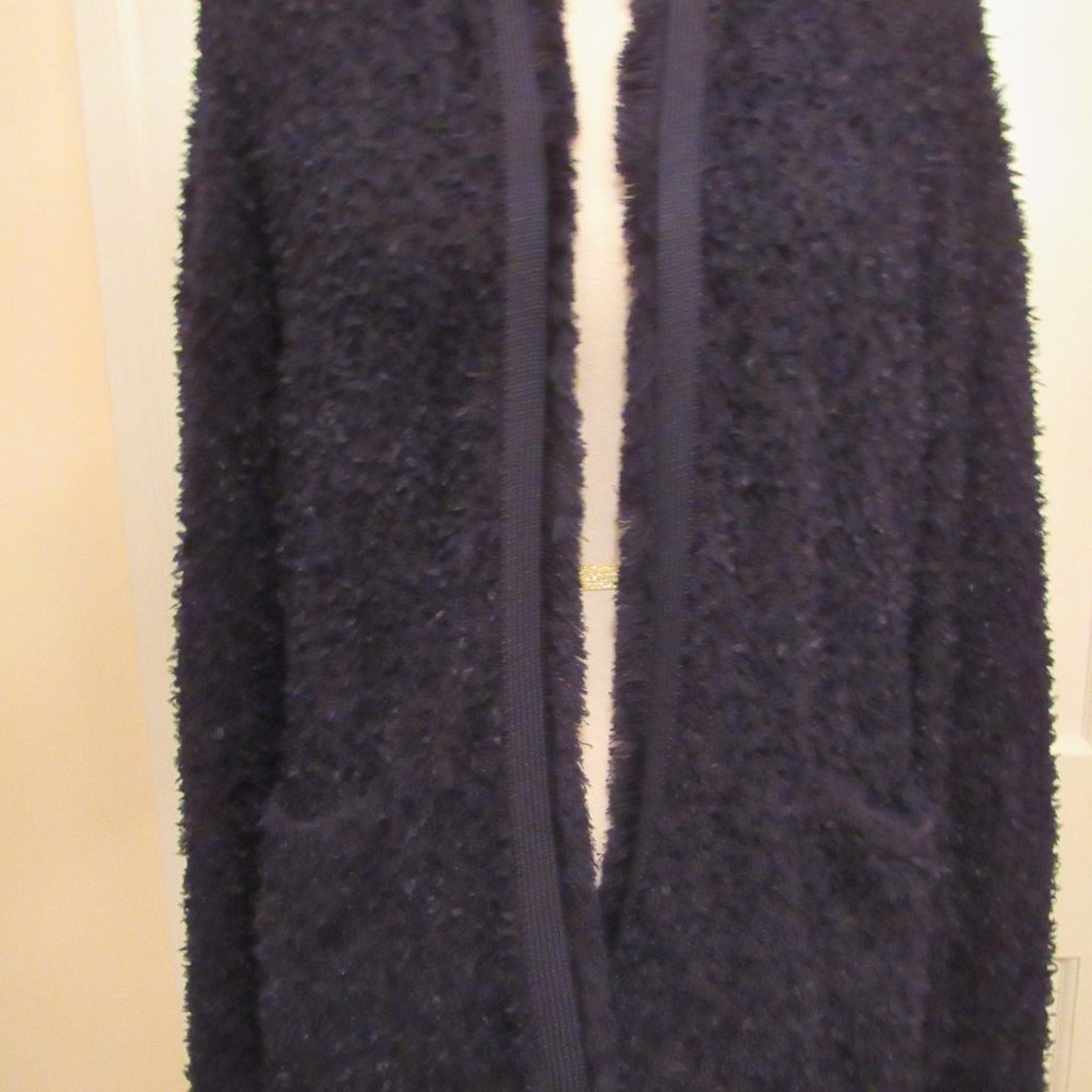 J McLaughlin Navy Knit Blazer/Jacket - Worn Once - Large